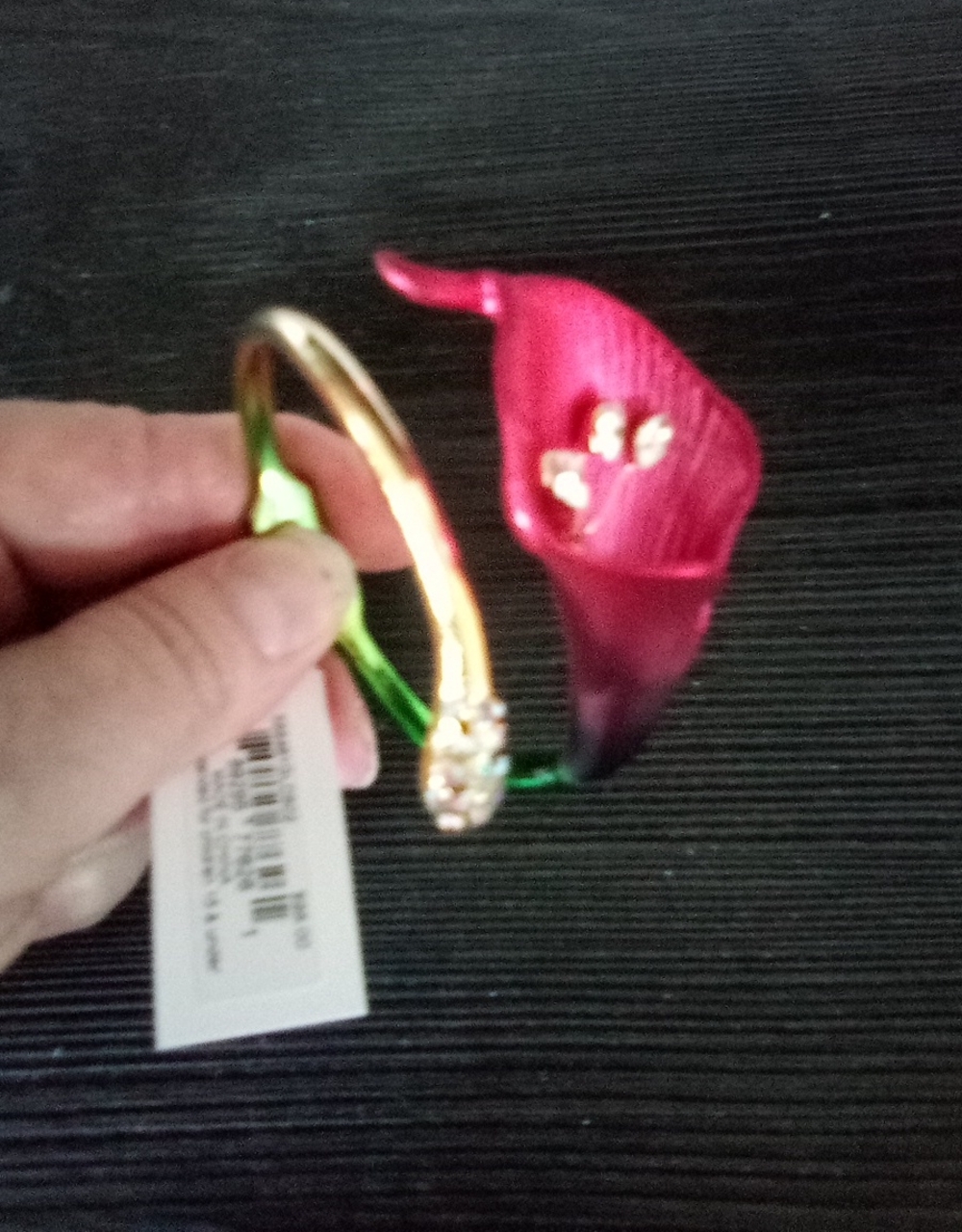 Betsey Johnson: Lovely Red Orchid Bracelet